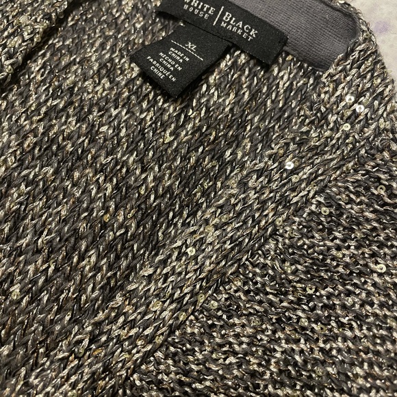 White House black market gold sequent cardigan - Picture 4 of 4
